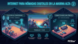 Guía completa sobre internet para nómadas digitales en la Marina Alta.